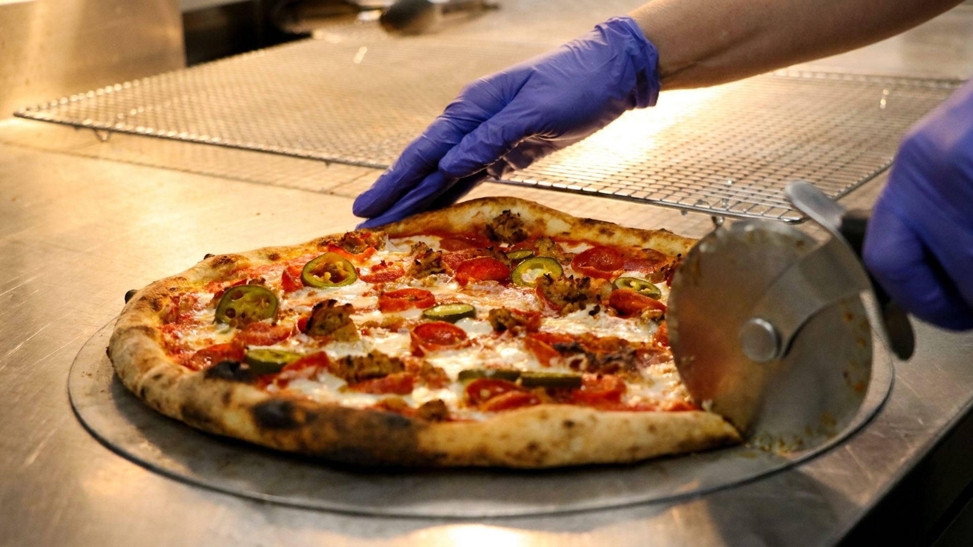Scratch dough, airy crust