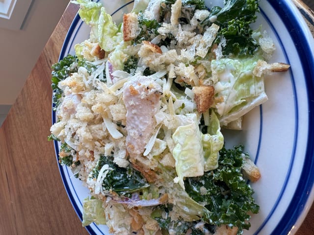 Kale Caesar Salad.